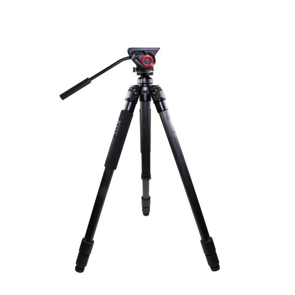 KITE TRIPOD ARDEA CF + MANFROTTO HEAD MVH500AH